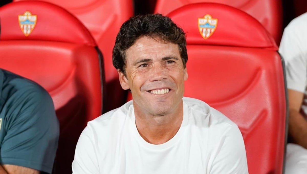 Rubi, técnico del Almería: "Al Sevilla le cuesta mucho hacer gol, pero..."