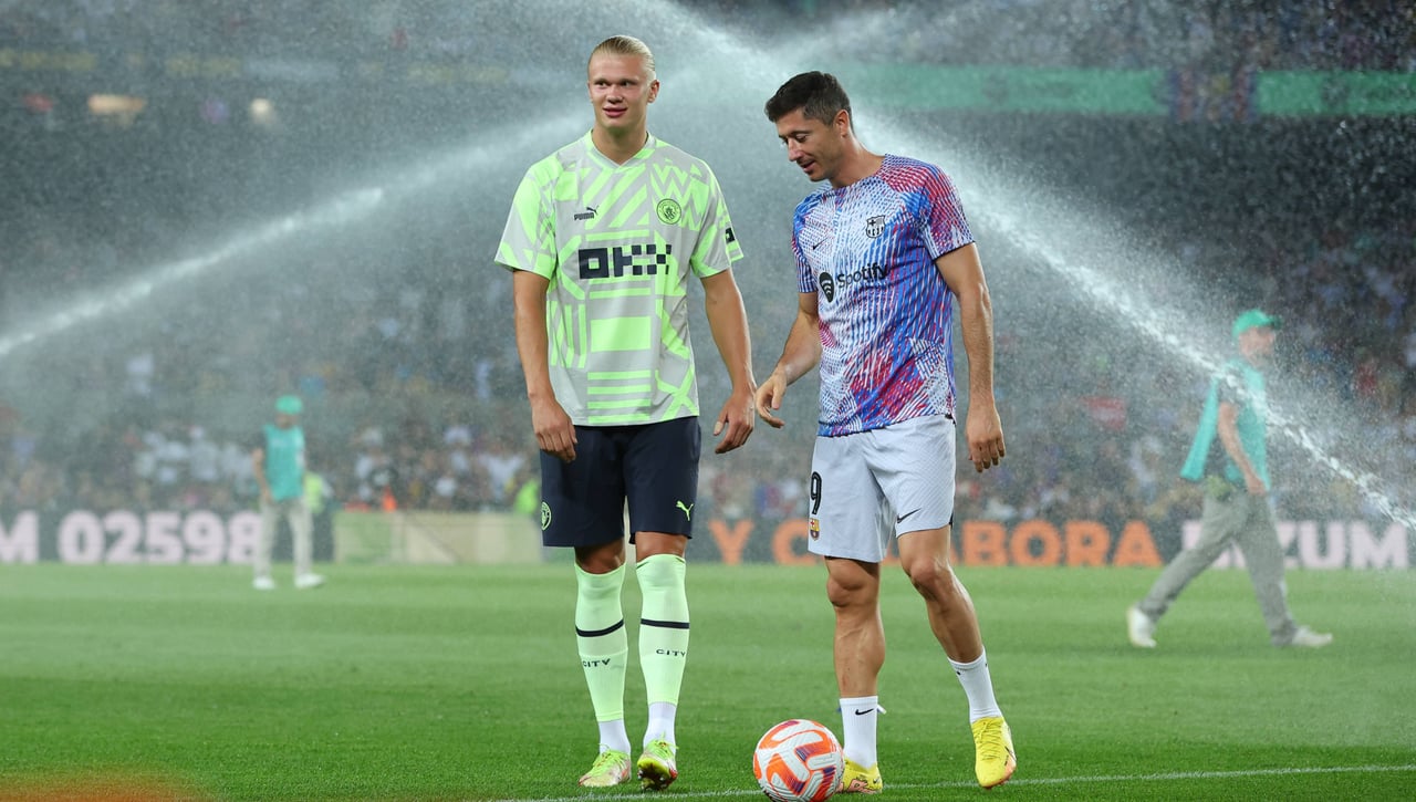 Haaland por Lewandowski 