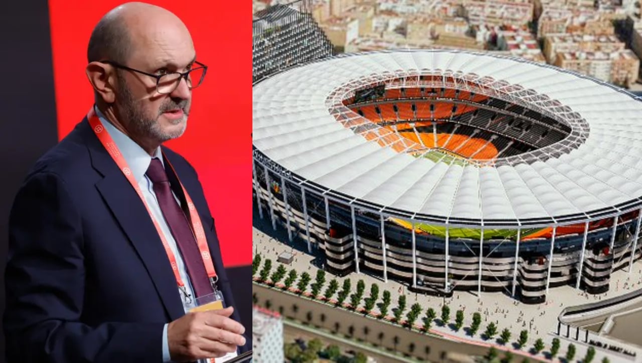 Las promesas de Louzán: más dinero, mejor reparto y el Nou Mestalla como sede del Mundial 2030