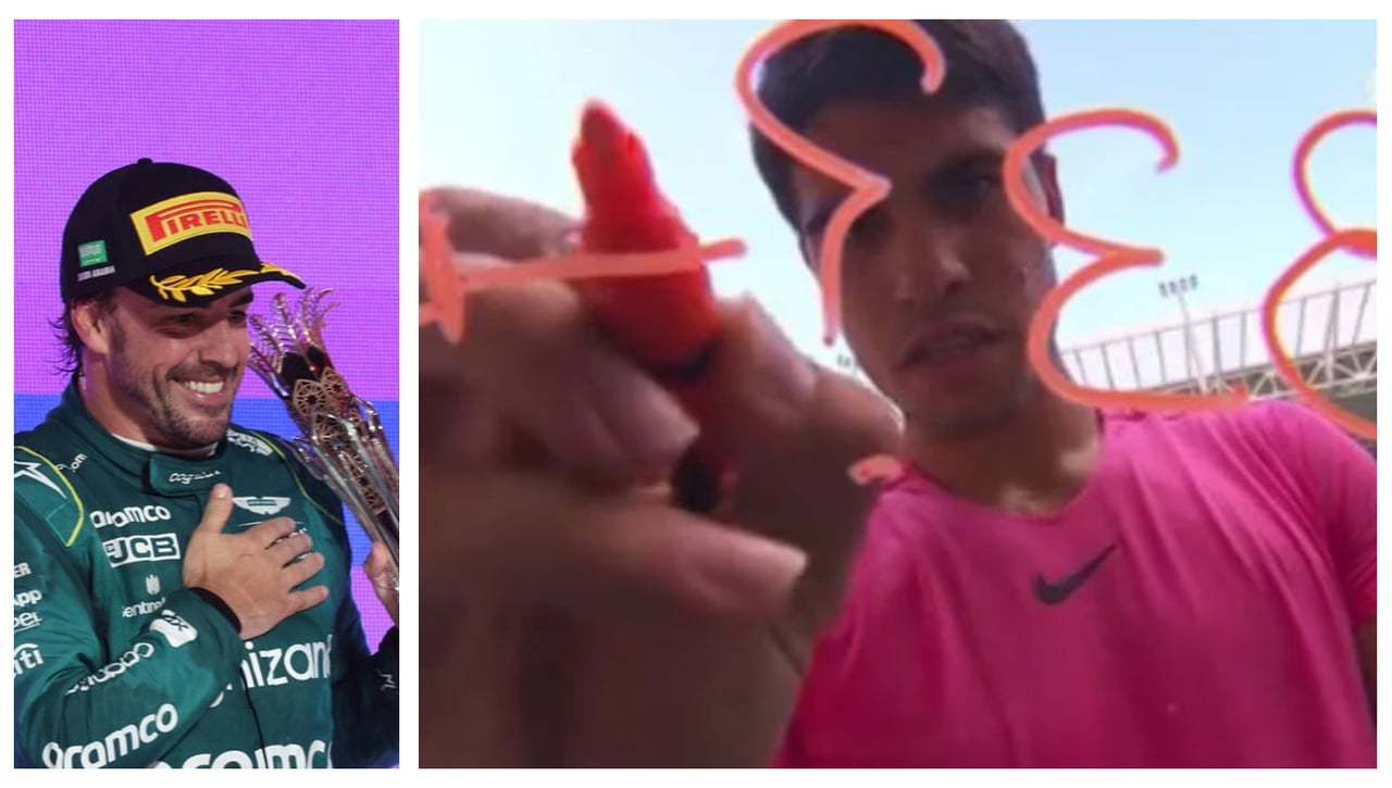 El idilio de Fernando Alonso y Alcaraz en redes sociales