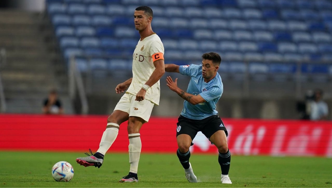 Benítez y su Celta destrozan con una 'manita' al Al-Nassr de Cristiano Ronaldo