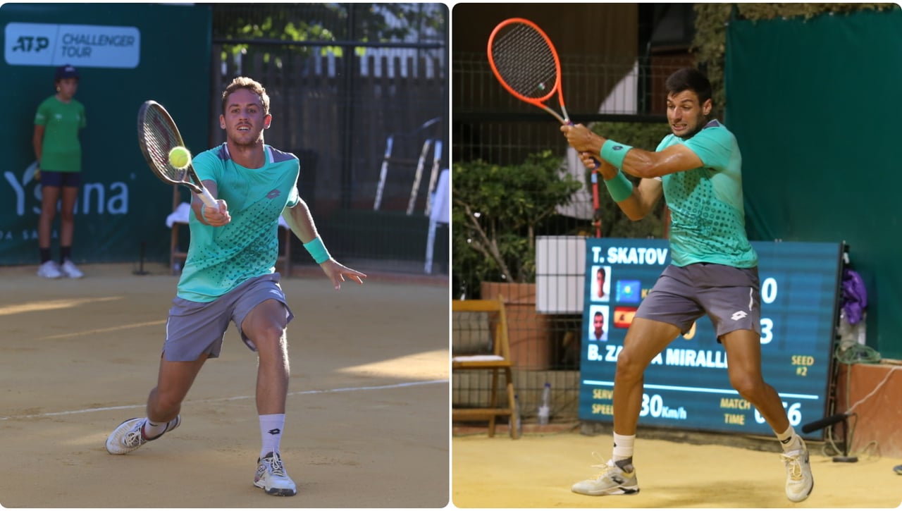 Zapata y Carballés regalan una final española en la Copa Sevilla de Tenis