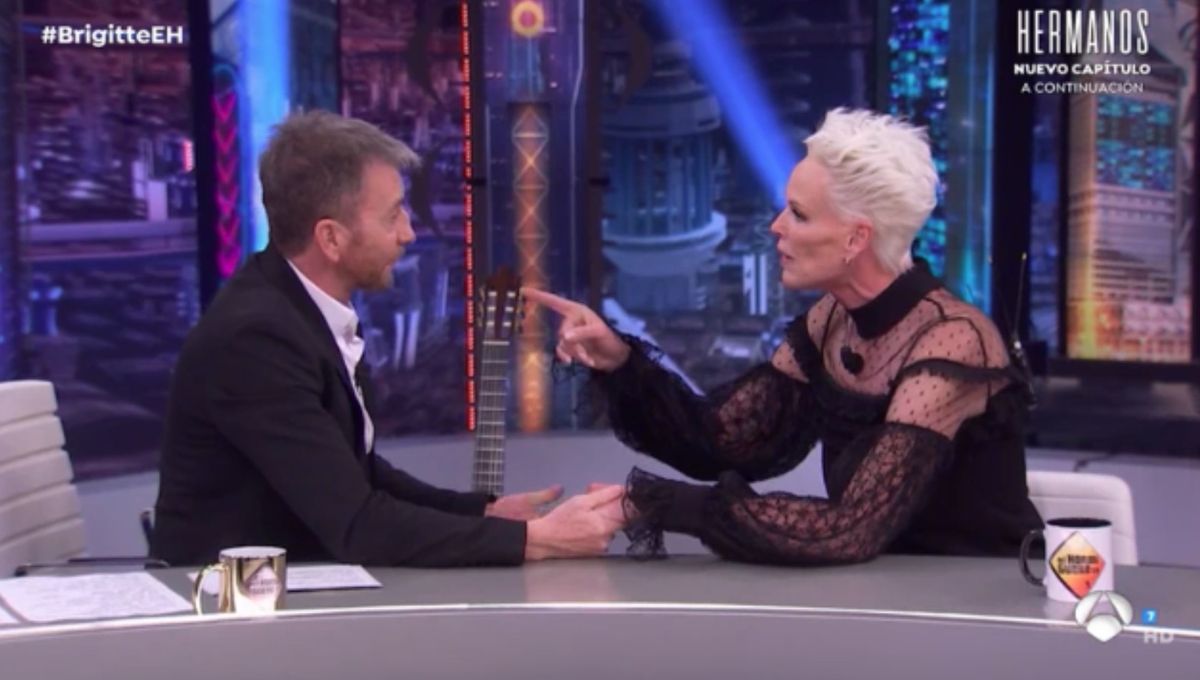 Brigitte Nielsen visita 'El Hormiguero' y explica a Pablo Motos el parecido con Oprah Winfrey