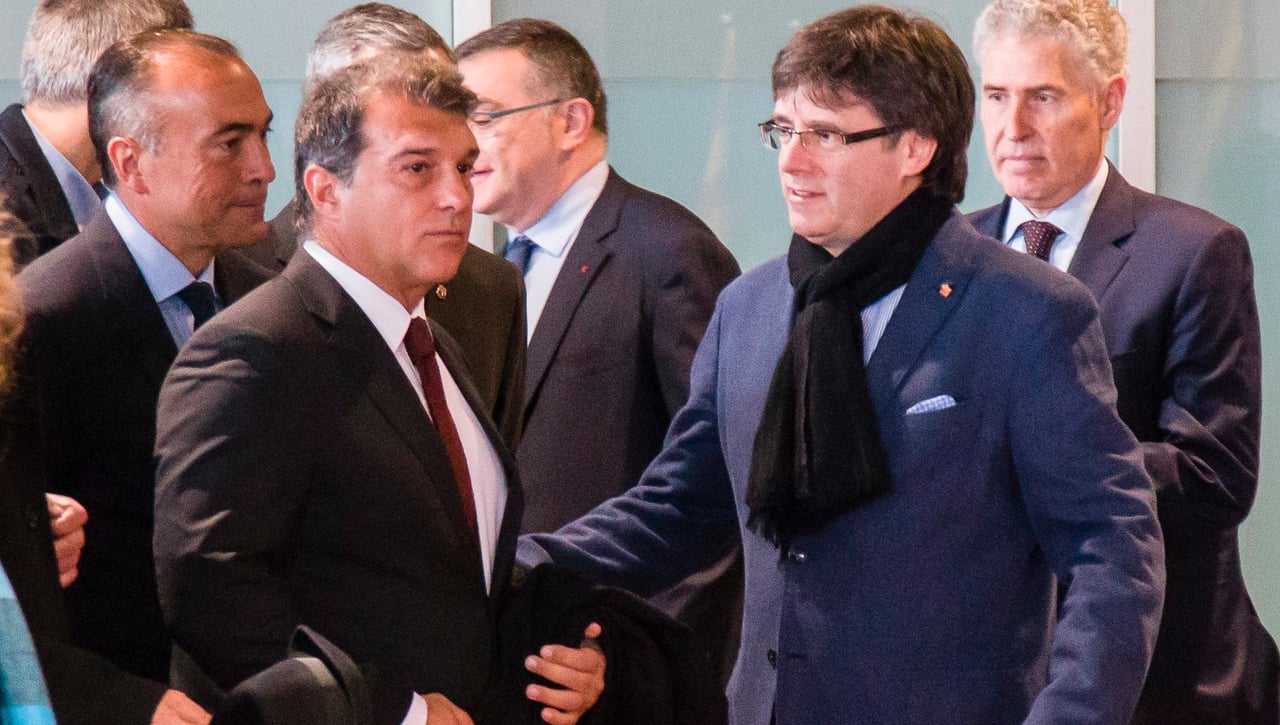 El apoyo de Carles Puigdemont al Barcelona