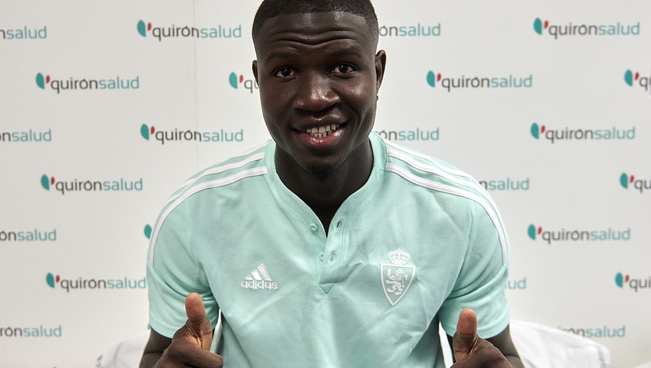 Pape Gueye, a todo gas en Zaragoza