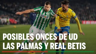 Alineaciones Las Palmas - Betis: Alineación posible de UD Las Palmas y Real Betis en la jornada 36ª de LaLiga EA Sports