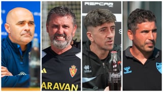 El experimento del nuevo entrenador en el Deportivo de La Coruña, Real Zaragoza, Castellón y Málaga
