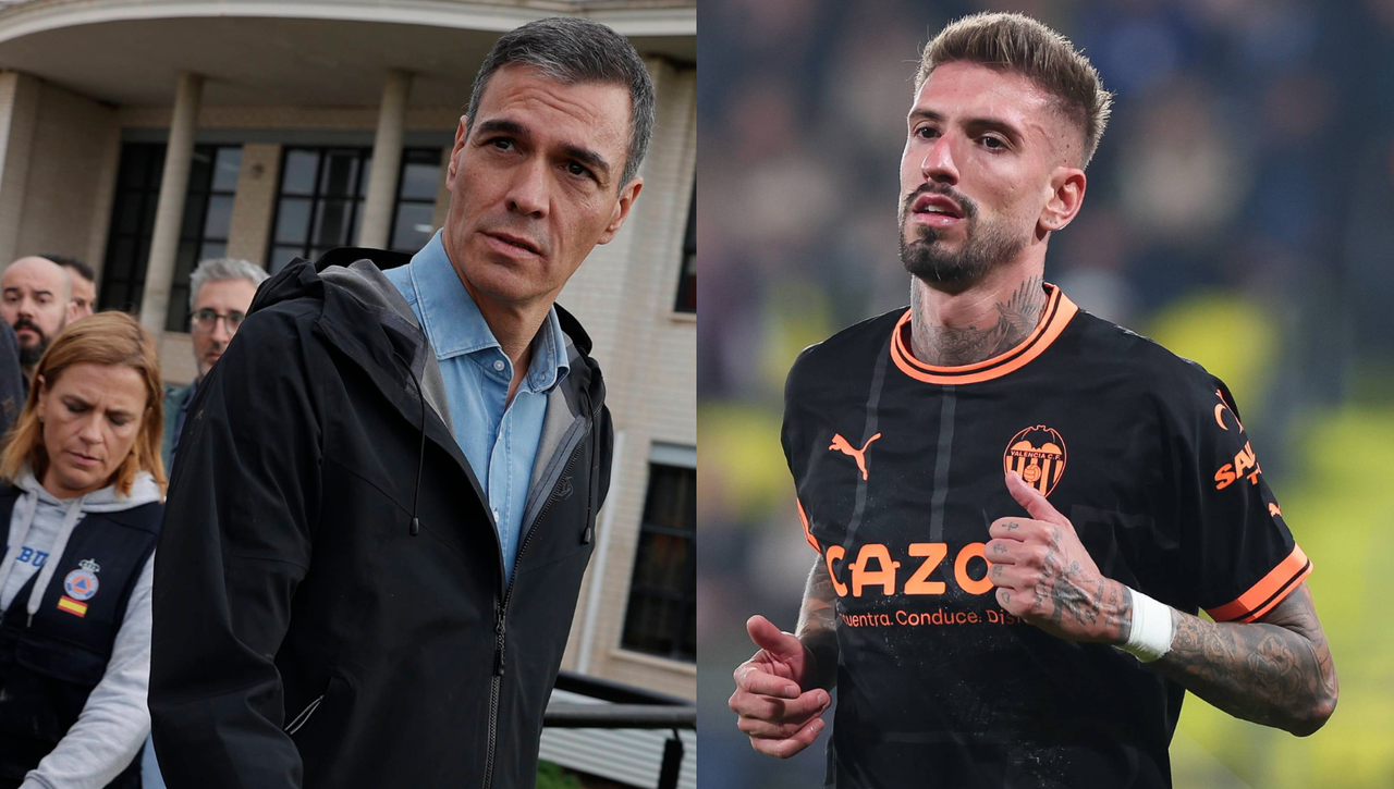 Samu Castillejo 'golpea' a Pedro Sánchez