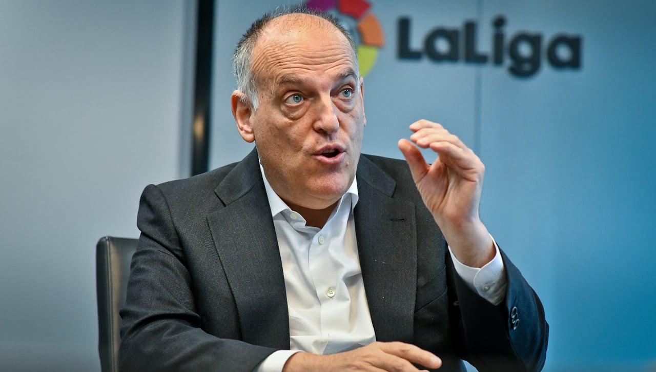 El dardo de Javier Tebas a Florentino Pérez