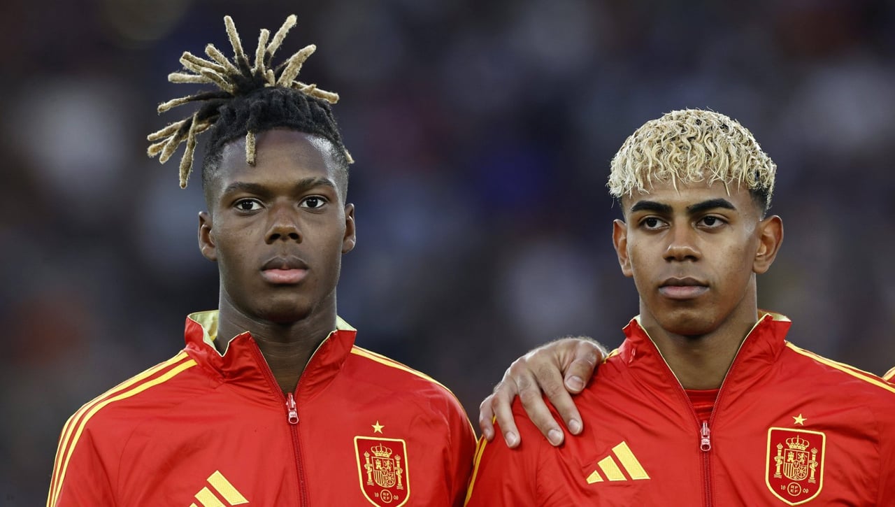 Guiño de Nico Williams a Lamine Yamal