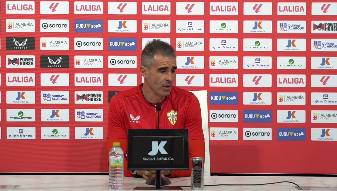 Gaizka Garitano hace una aclaración que preocupa en Almería antes de Osasuna