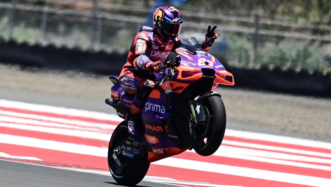 Jorge Martín vuelve a sonreír en Indonesia