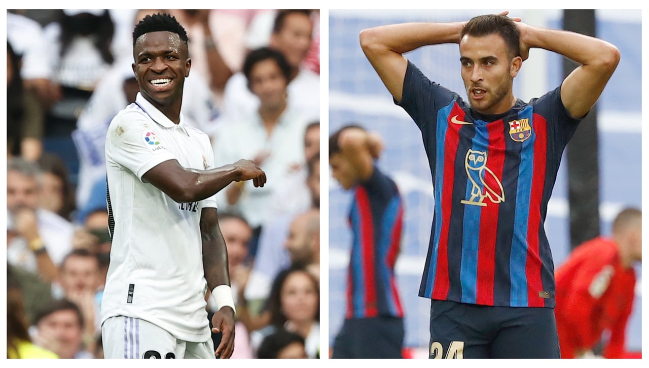 Así se vengó Vinicius de Eric García en El Clásico (en vídeo)