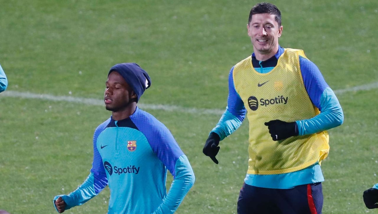 Lewandowski da un toque de atención a Ansu Fati