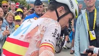 Doloroso final para la última esperanza española en el Tour de Francia
