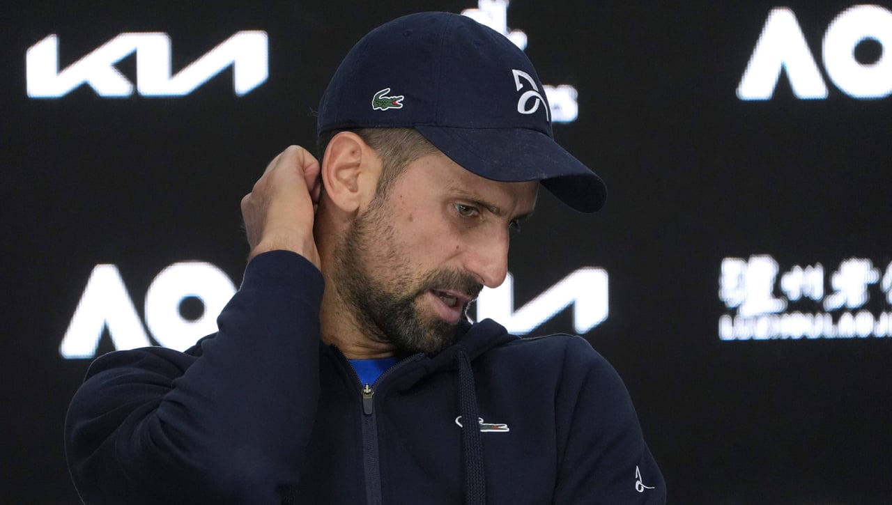 Djokovic muestra una imagen preocupante y su hoja de ruta podría sufrir cambios