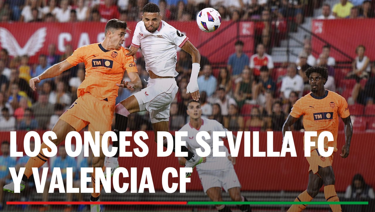 Alineaciones Sevilla - Valencia: Alineación posible de Sevilla FC y Valencia CF en la jornada 19ª de LaLiga EA Sports