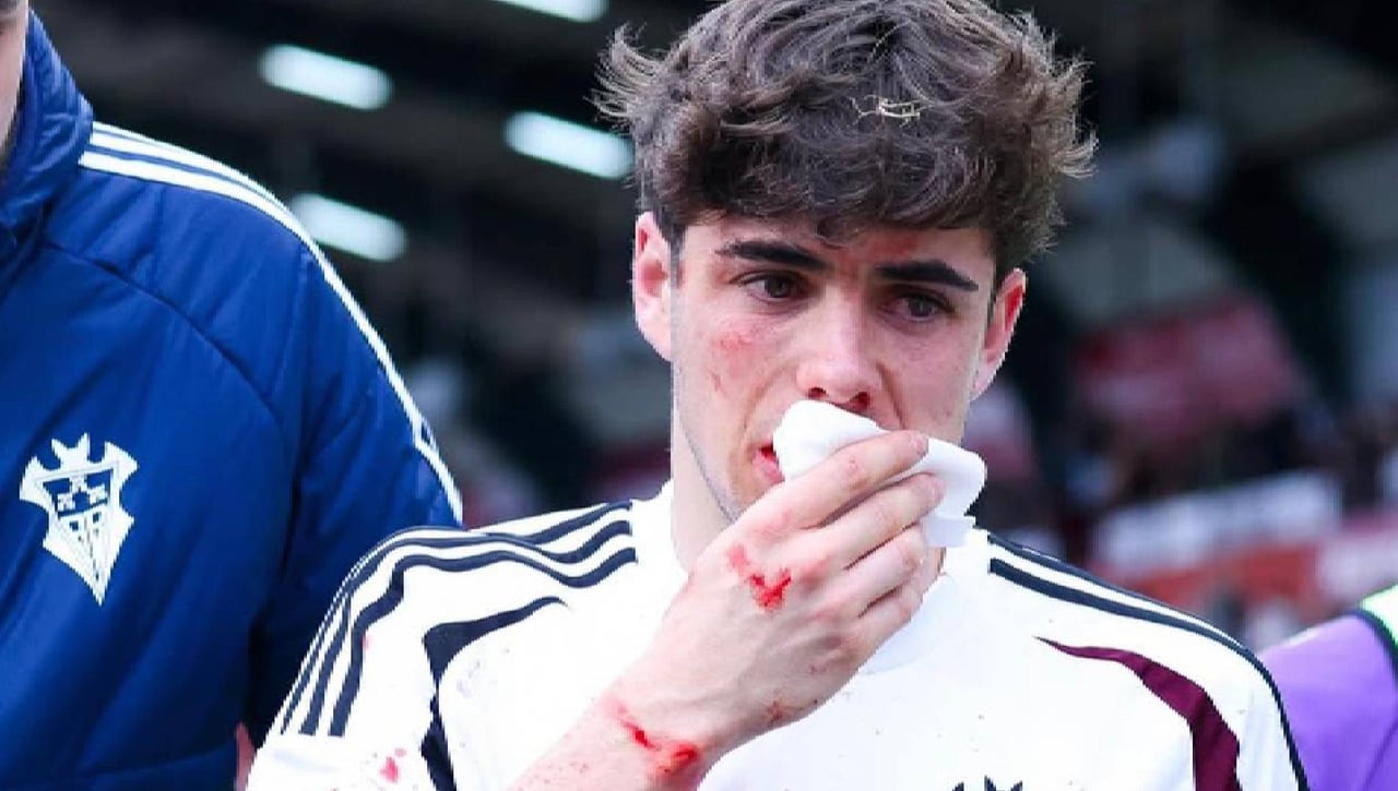 Susto importante con Pablo Sáenz