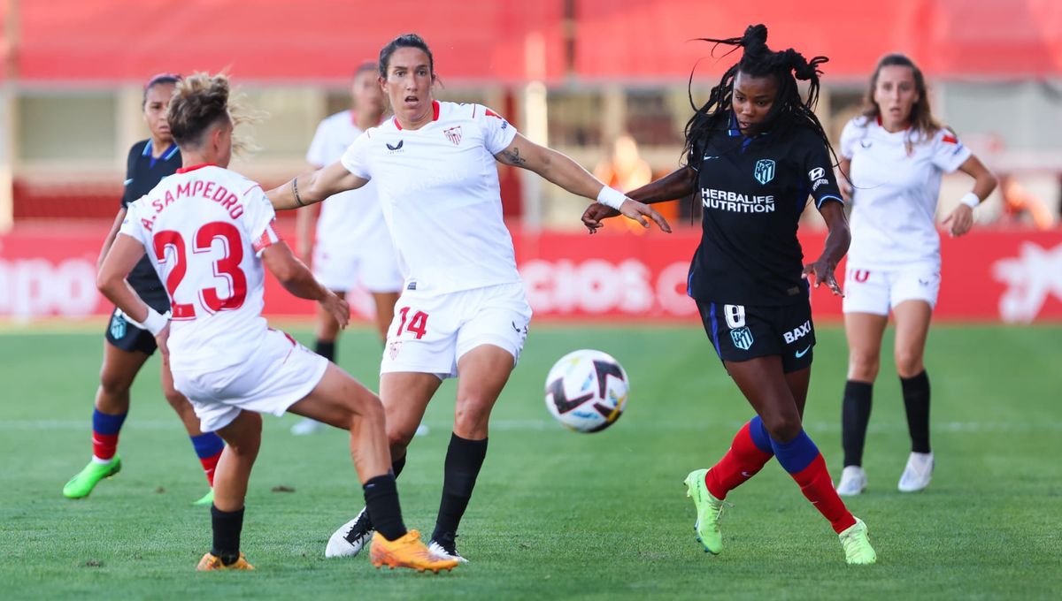 Sevilla FC 1-3 Atlético: Inma Gabarro no falla a su cita con el gol, pero Ludmila tampoco