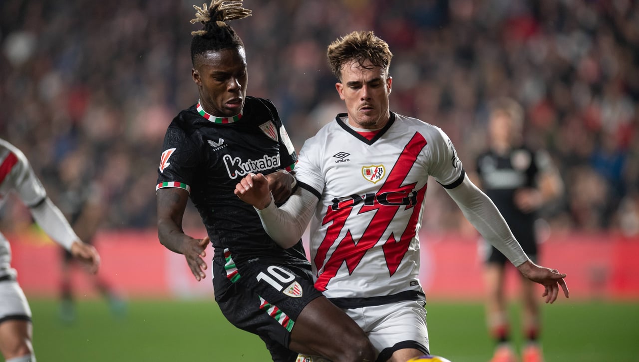 Rayo Vallecano 1-2 Athletic Club: Dos 'zarpazos' de Sancet dan la victoria al Athletic