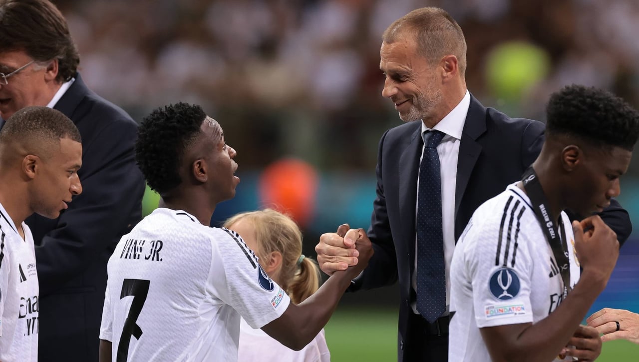 La UEFA desmiente las duras acusaciones de Ceferin sobre Vinicius y el Balón de Oro