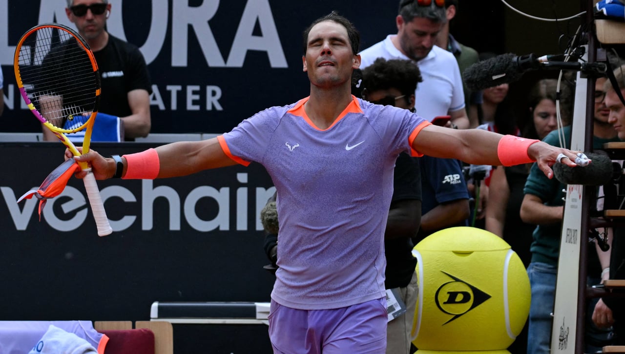 Nadal – Hurkacz: resumen y resultado del partido de la segunda ronda de Rafa Nadal en el Masters 1000 de Roma