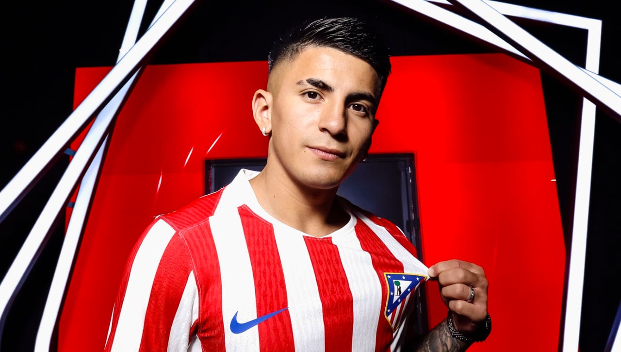 Thiago Almada se gana a la afición del Atlético de Madrid