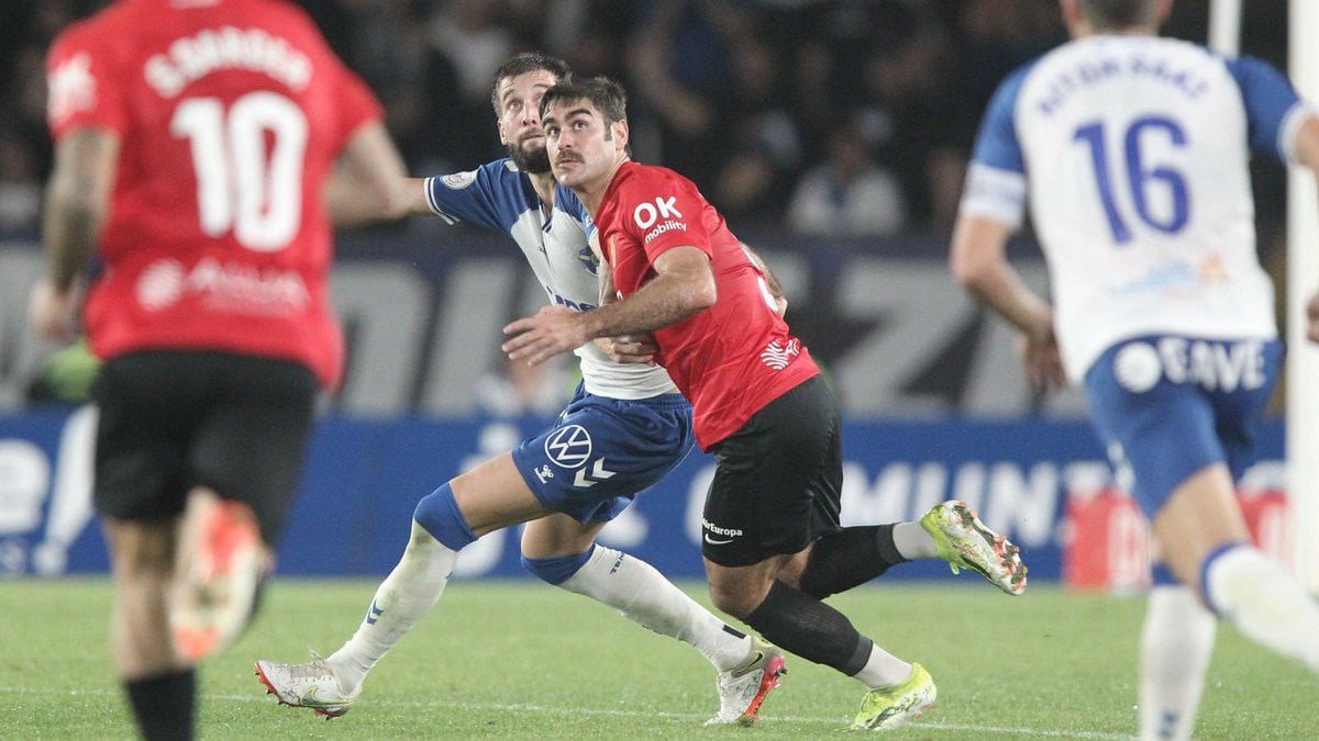 Tenerife 0-1 Mallorca: Larin da la victoria al equipo bermellón en el último minuto de la prórroga
