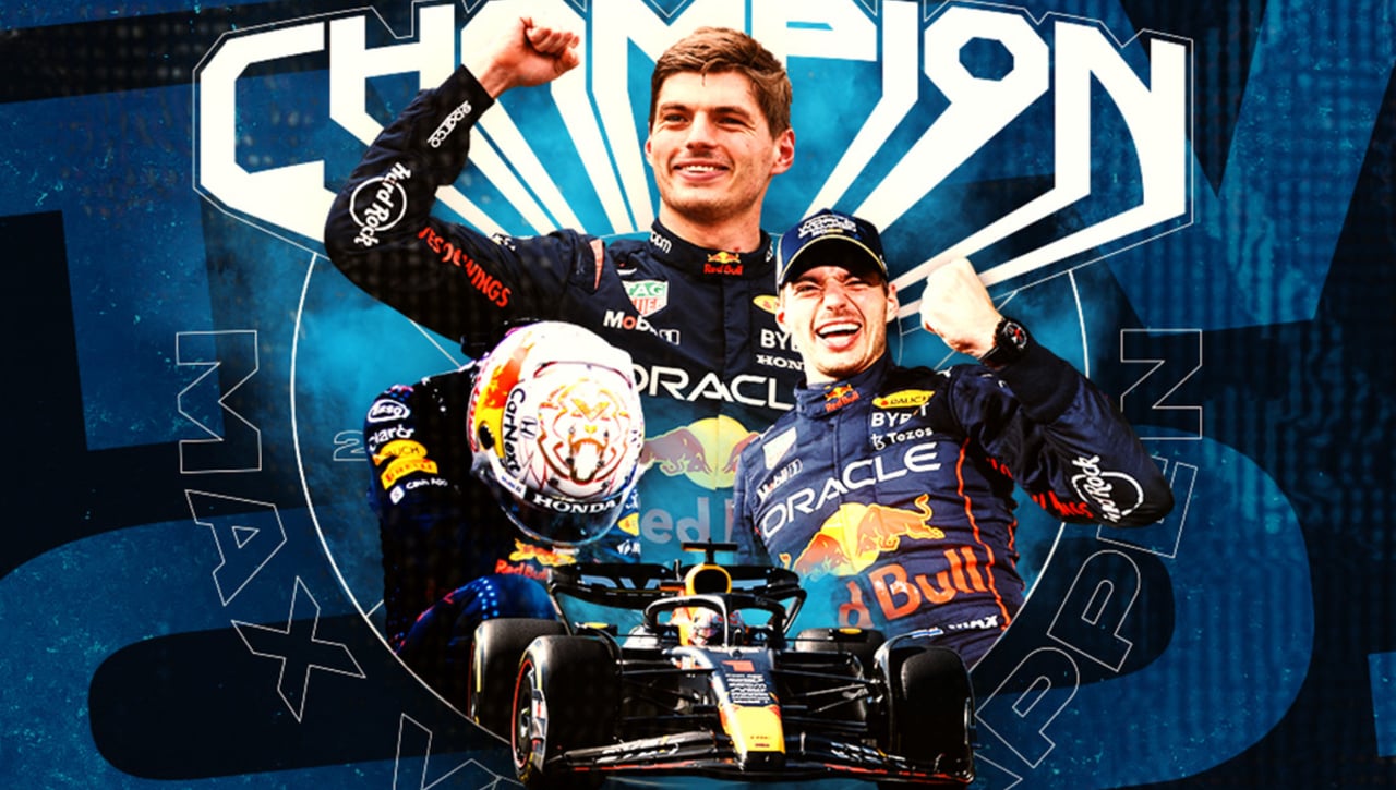 ¡Max Verstappen ya tiene la triple corona!