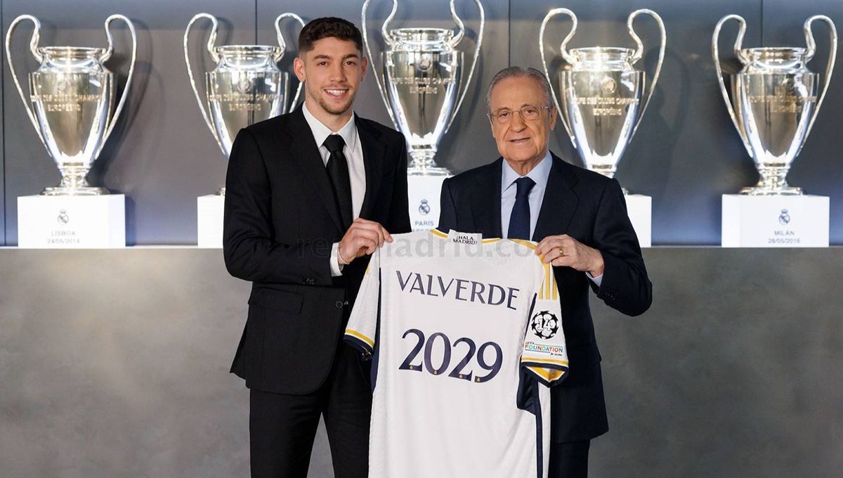 Fede Valverde renueva con el Real Madrid hasta 2029