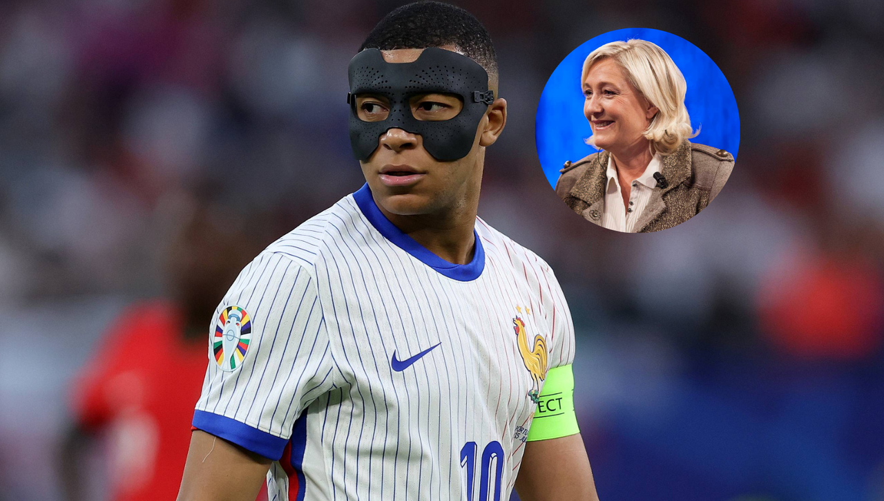 Le Pen ataca a Mbappé