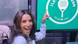 Eva Longoria, Rafa Nadal y Andy Murray, juntos por el pádel