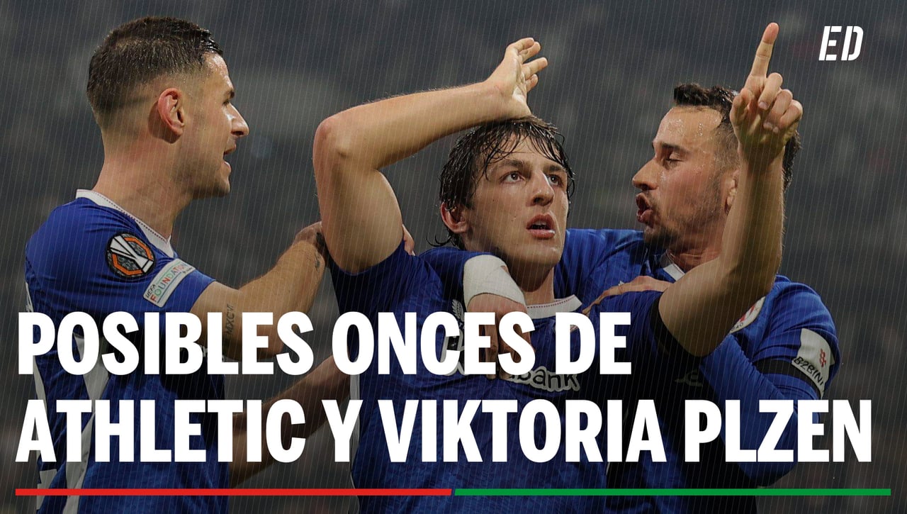 Alineaciones Athletic Club - Viktoria Plzen: Alineación de Athletic y Viktoria Plzen en el partido de hoy de la Europa League