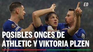 Alineaciones Athletic Club - Viktoria Plzen: Alineación de Athletic y Viktoria Plzen en el partido de hoy de la Europa League