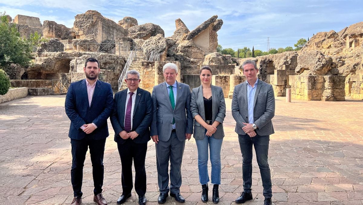 La Junta de Andalucía visita Itálica antes del Cross Internacional