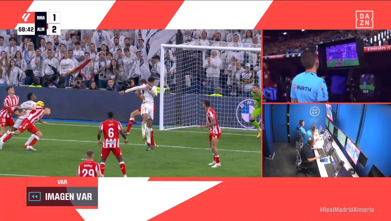 La tremenda indignación del Almería con el arbitraje ante el Real Madrid