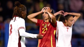 Sorprendente imagen en el España - Canadá