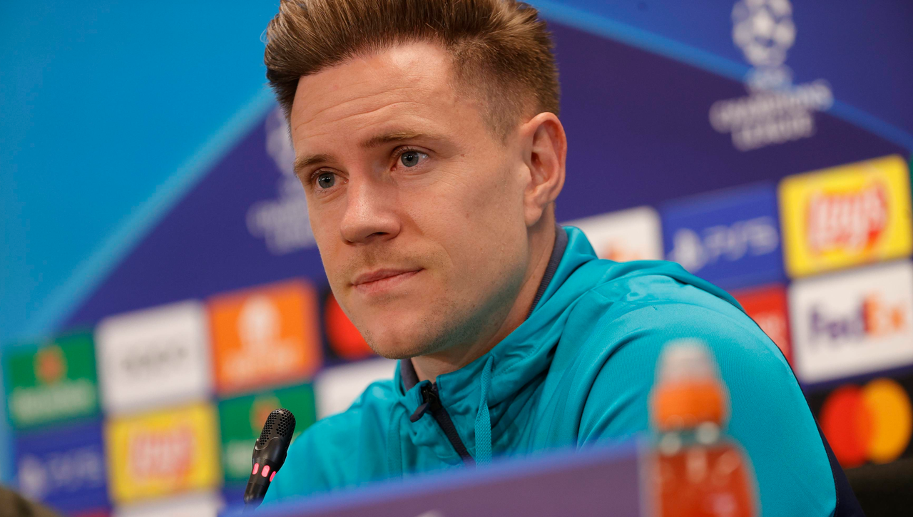 Ter Stegen se moja con la última joya del Barcelona