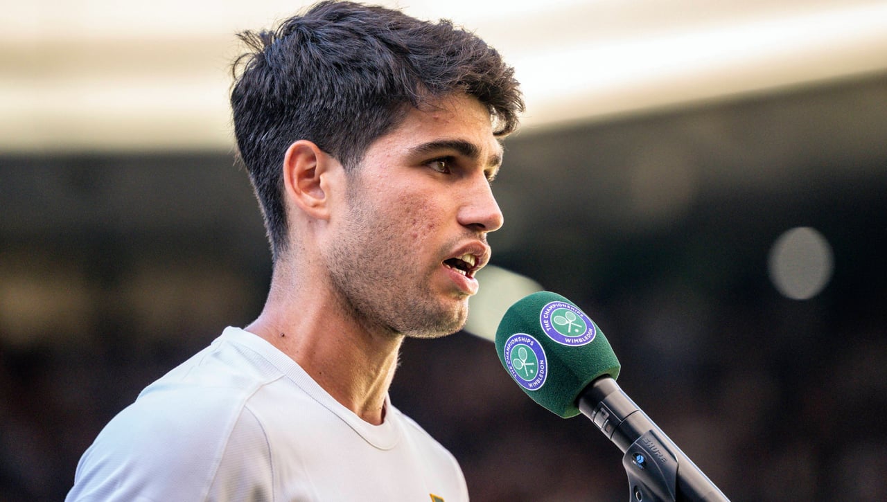 Carlos Alcaraz se moja sobre el debate de Wimbledon