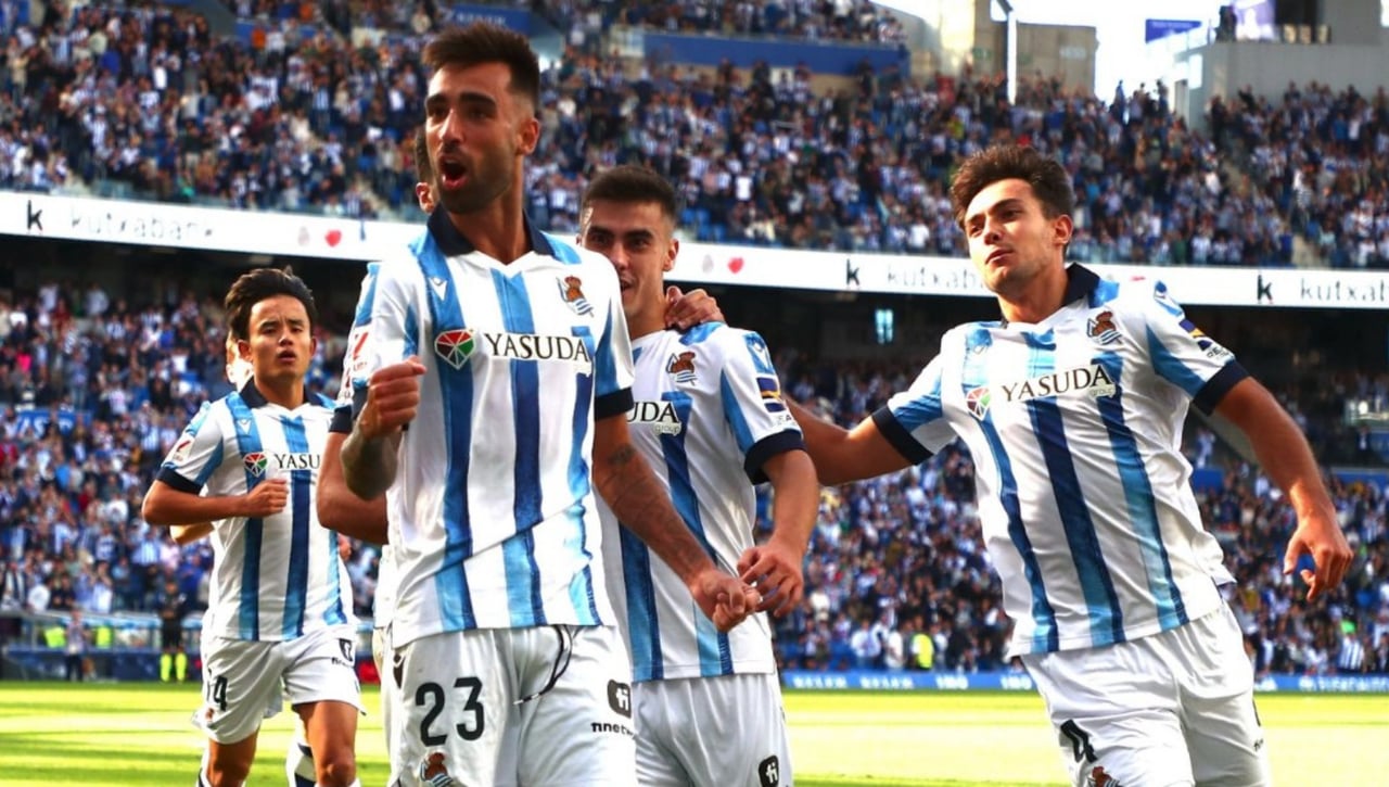 Real Sociedad 1-0 Mallorca: Remiro resiste y Brais golpea