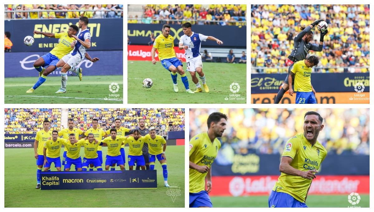 Las mejores imágenes del empate entre el Cádiz CF y el Espanyol 