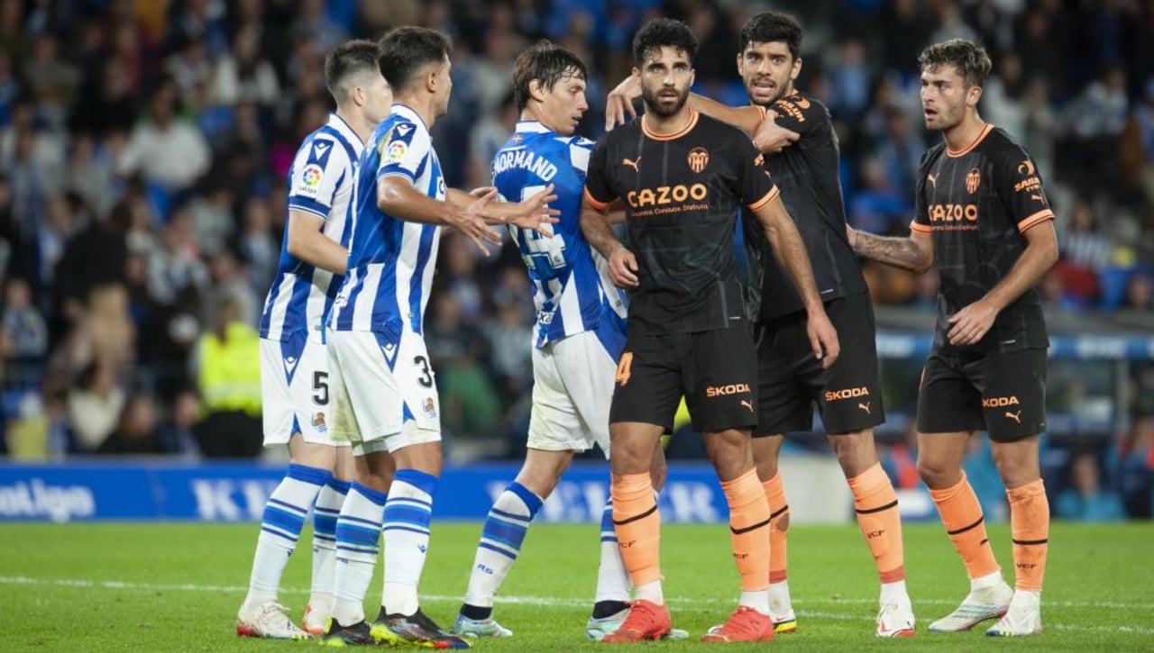 Alineaciones Valencia – Real Sociedad: Alineación posible de Valencia y Real Sociedad en el partido de hoy de LaLiga