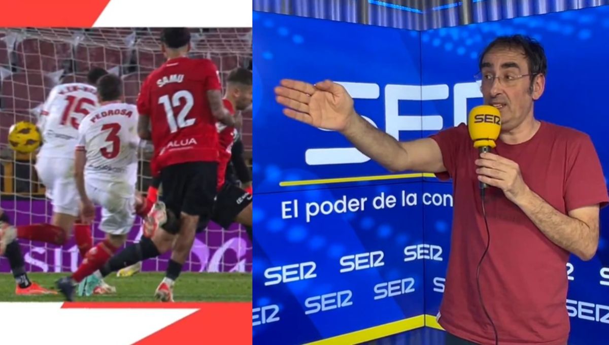 Iturralde lo tiene claro y le da la razón al Sevilla: "Le pega en la espalda"