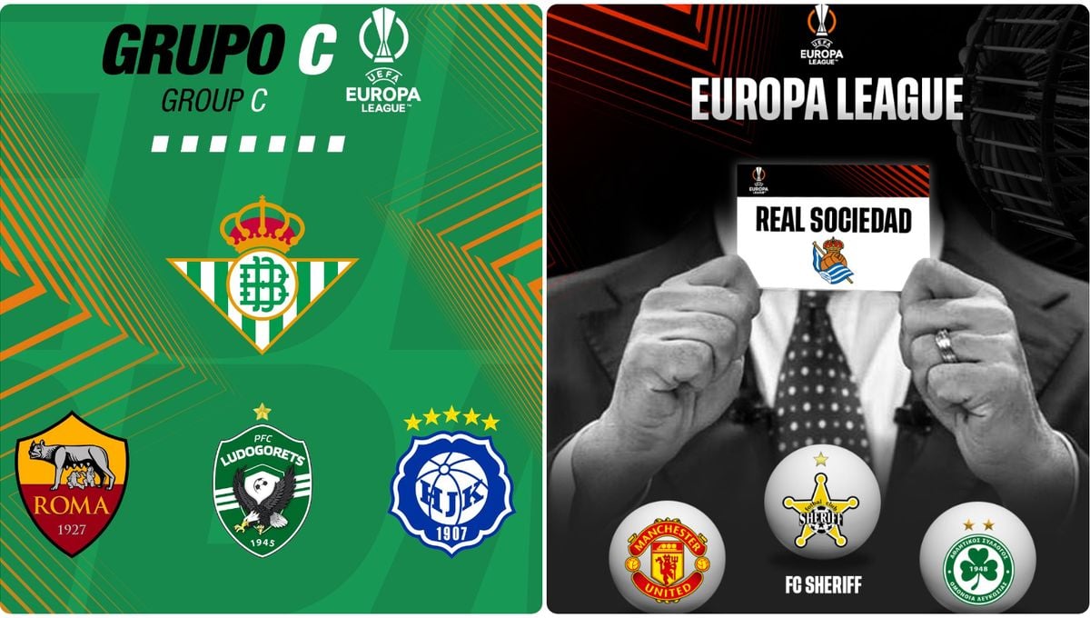 El calendario de Betis y Real Sociedad en la Fase de Grupos de la Europa League 22/23