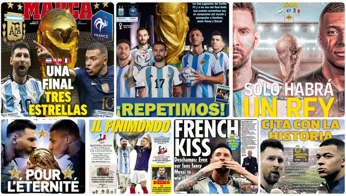 Tercera estrella, Sevilla albiceleste, Messi vs Mbappé, Juanmi, 'Isco I, El Breve'... las portadas del domingo