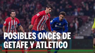 Alineaciones Getafe CF -Atlético de Madrid: Alineación posible de Getafe y Atlético en el partido de hoy de LaLiga EA Sports