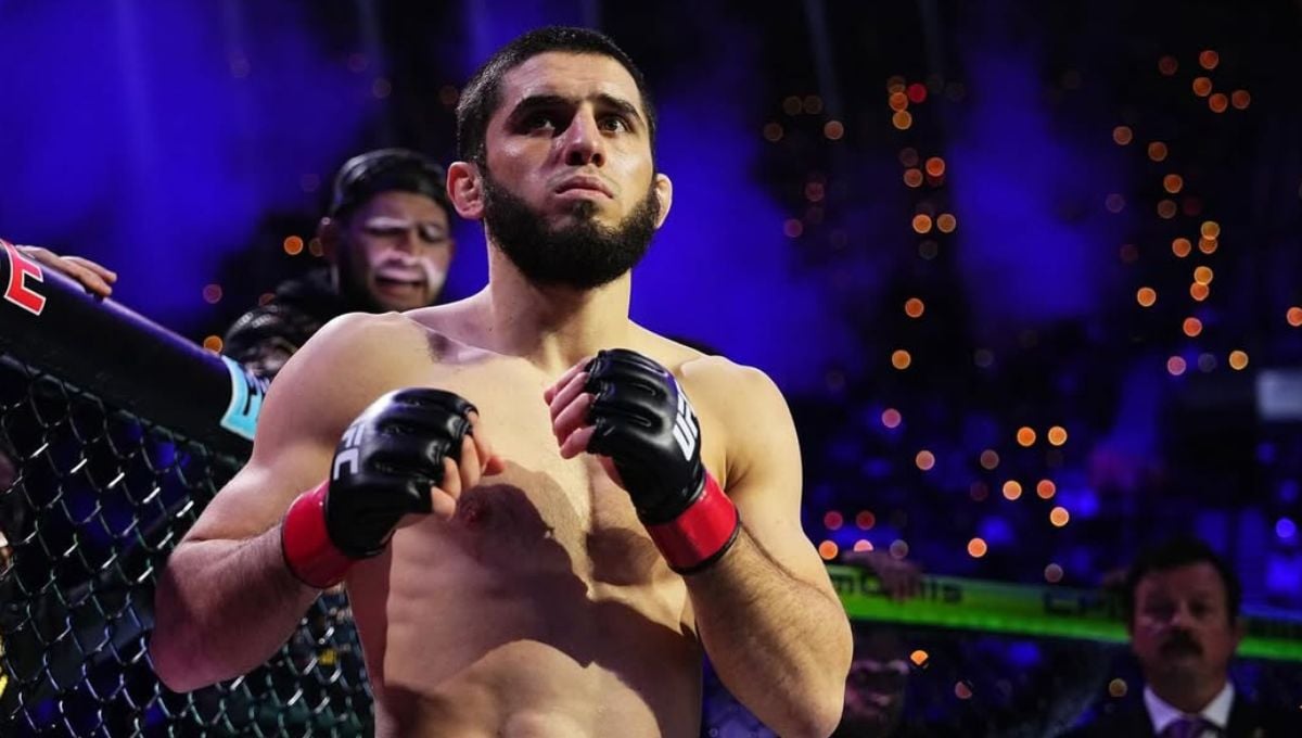 Islam Makhachev 'ningunea' al campeón del peso Wélter: "Soñaba con ser doble campeón y me quedan dos días para lograrlo"