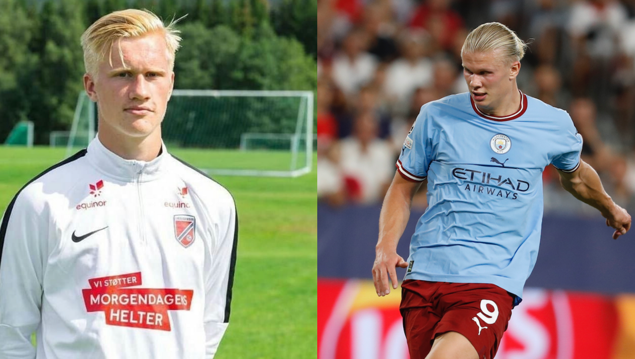 El primo de Haaland que maravilla en Noruega con 64 goles