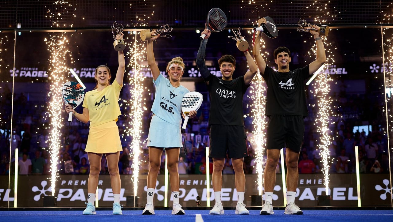 Repiten corona en el Premier Padel de Málaga junto a la ídolo local