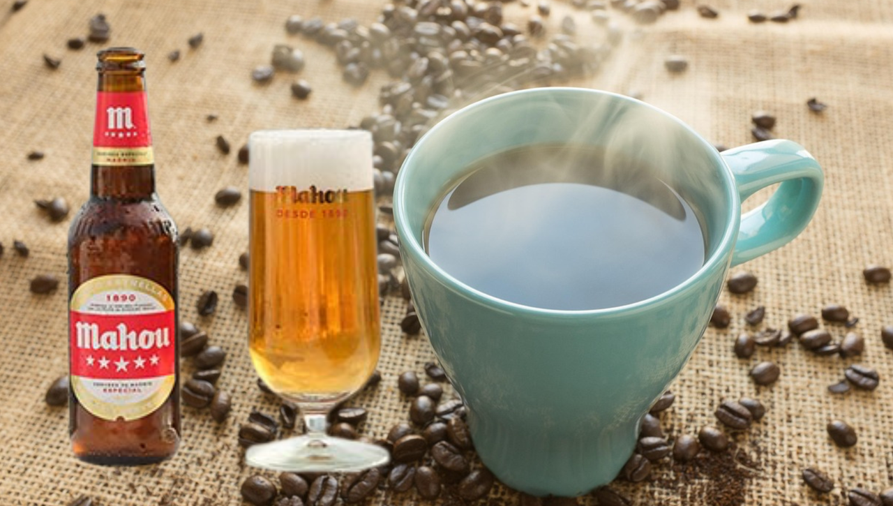 Mahou pasa de la cerveza al café
